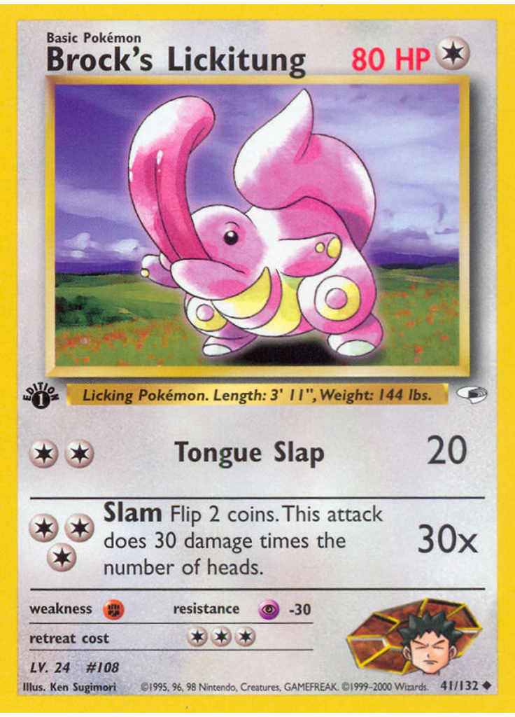 Brock's Lickitung (1st Edition)