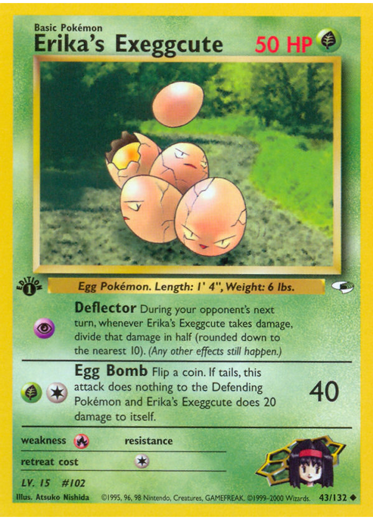 Erika's Exeggcute (1st Edition)