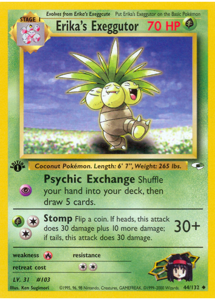Erika's Exeggutor (1st Edition)