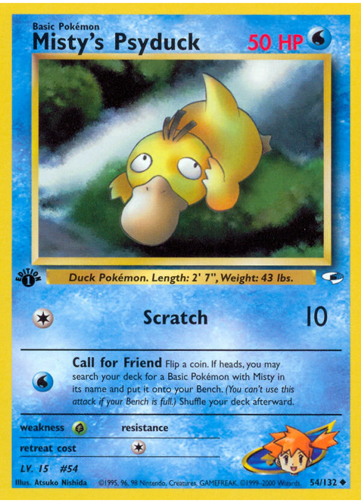 Misty's Psyduck (1st Edition)