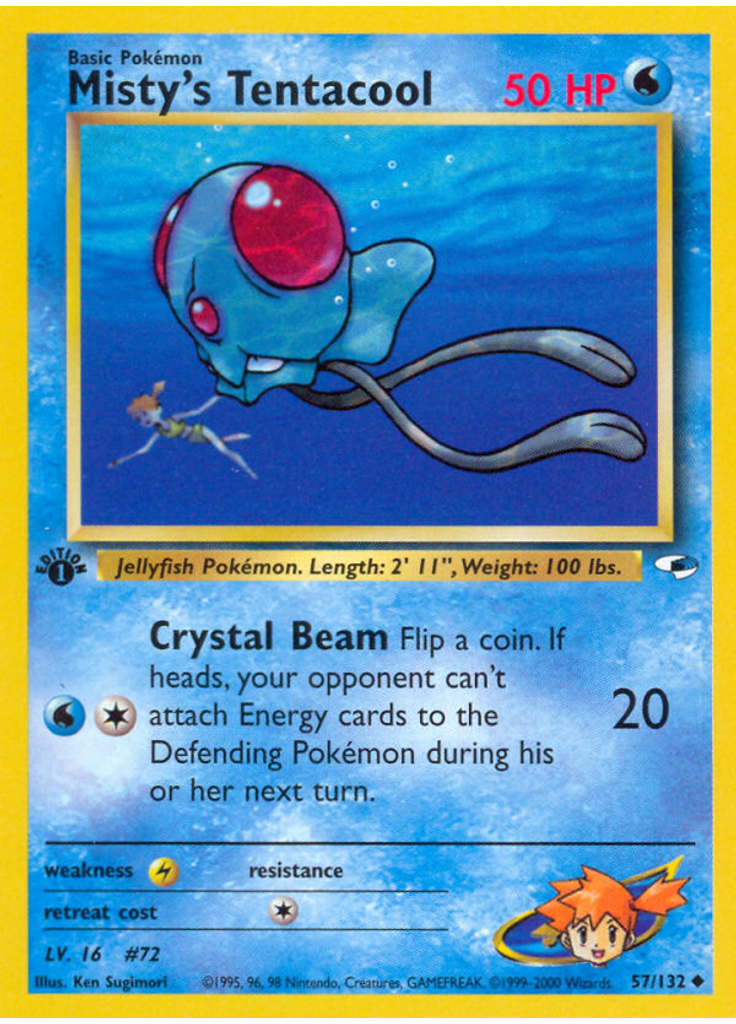 Misty's Tentacool (1st Edition)