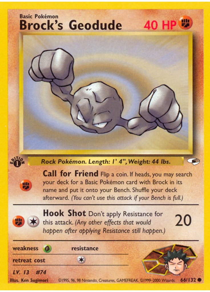 Brock's Geodude (1st Edition)
