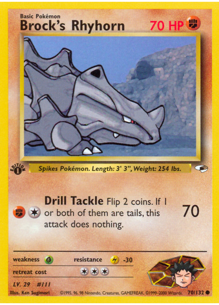 Brock's Rhyhorn (1st Edition)