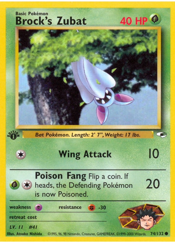 Brock's Zubat (1st Edition)