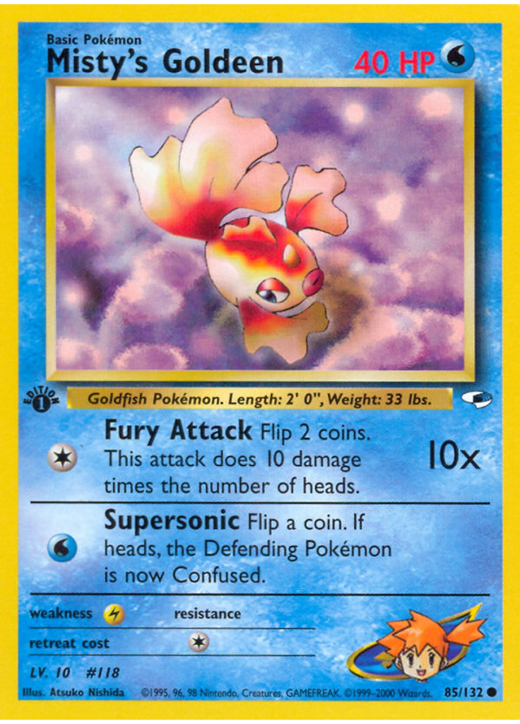 Misty's Goldeen (1st Edition)