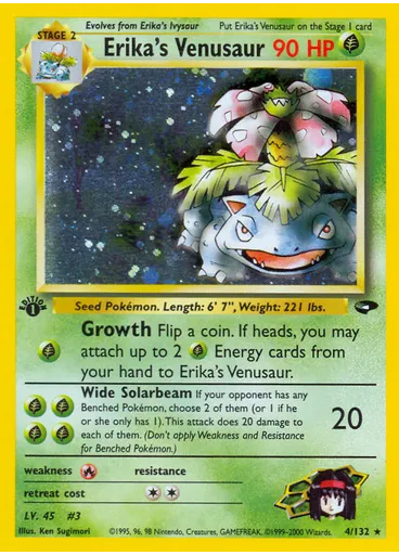 Erika's Venusaur (1st Edition Holofoil)