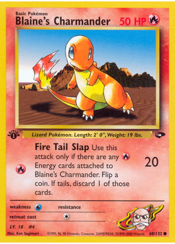 Blaine's Charmander (1st Edition)