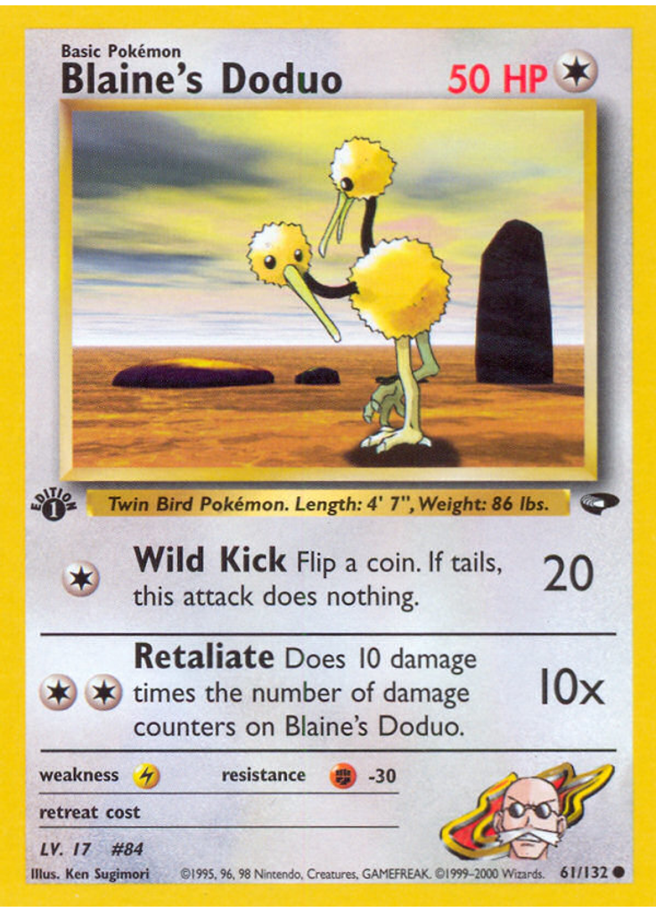 Blaine's Doduo (1st Edition)