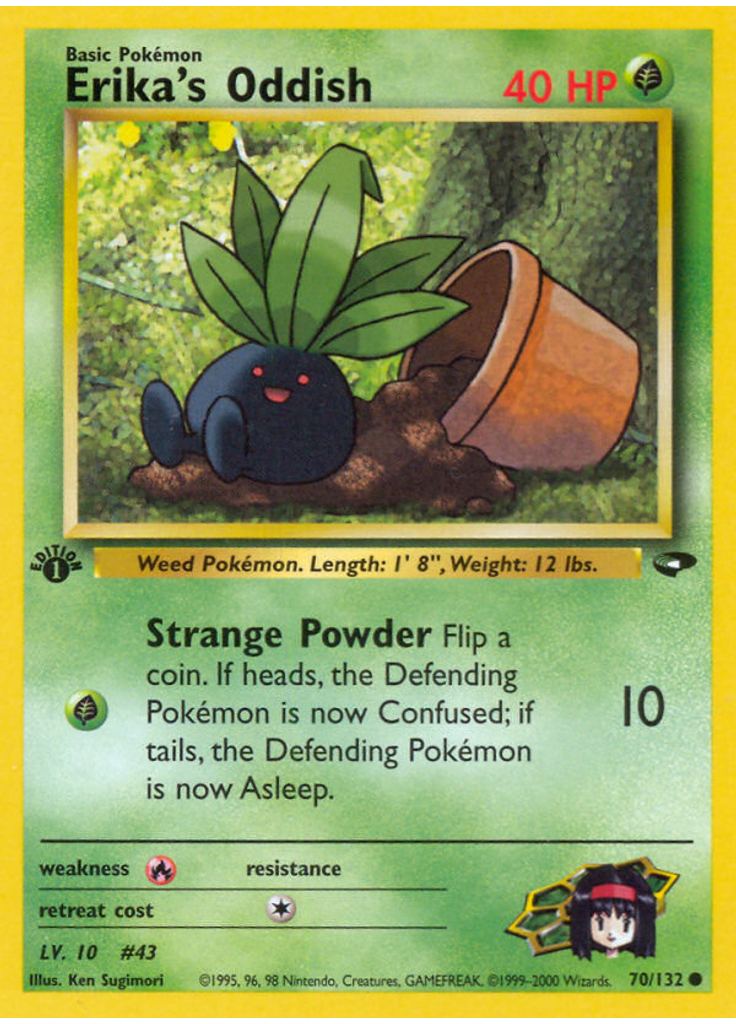 Erika's Oddish (1st Edition)