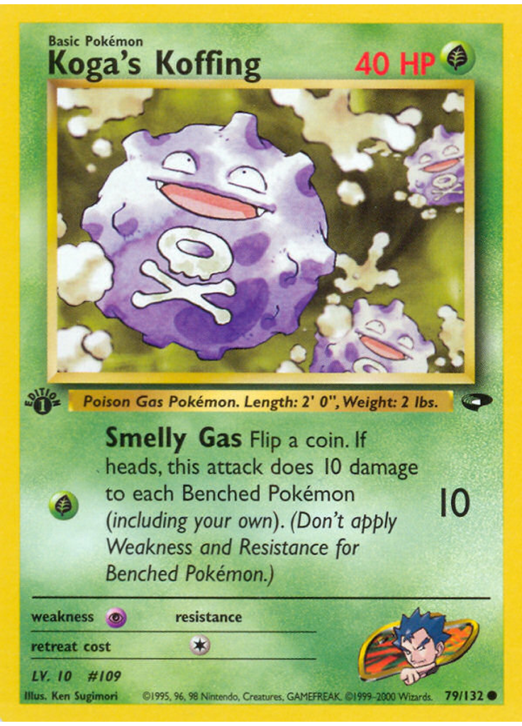 Koga's Koffing (1st Edition)