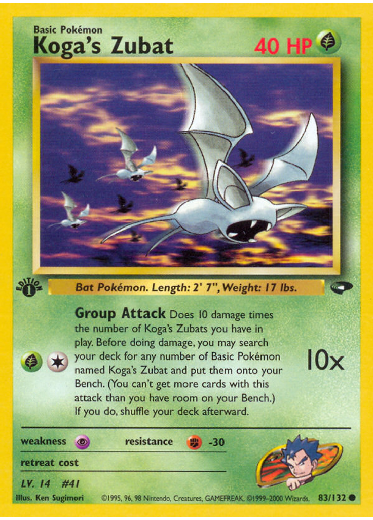 Koga's Zubat (1st Edition)