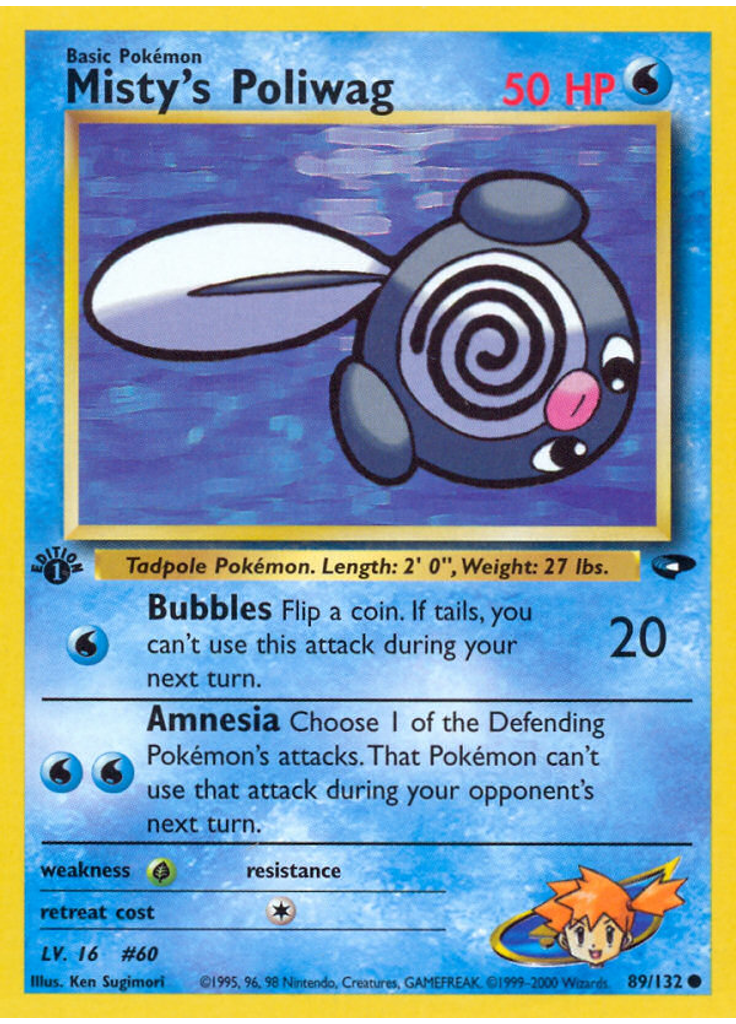 Misty's Poliwag (1st Edition)