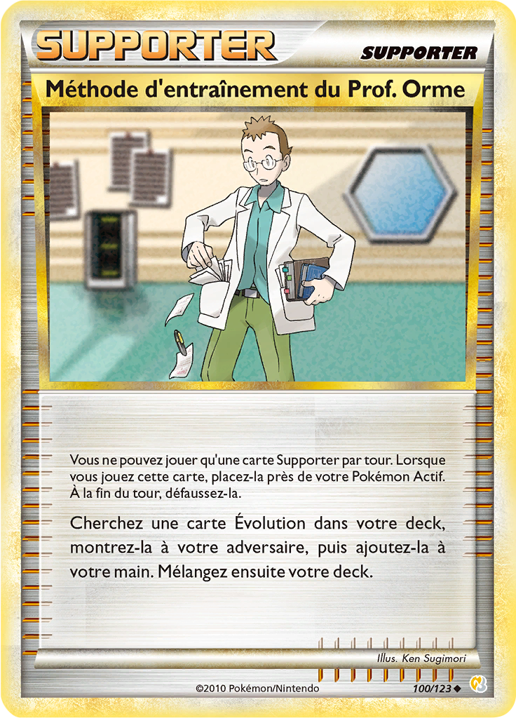 Méthode d'entraînement du Prof.Orme