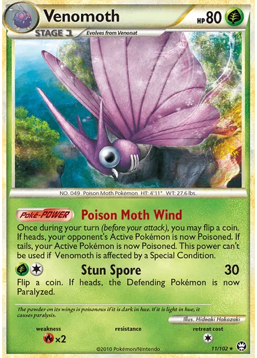 Venomoth (Reverse Holo)