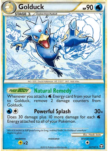 Golduck (Reverse Holo)