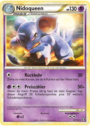 Nidoqueen (Reverse Holo)