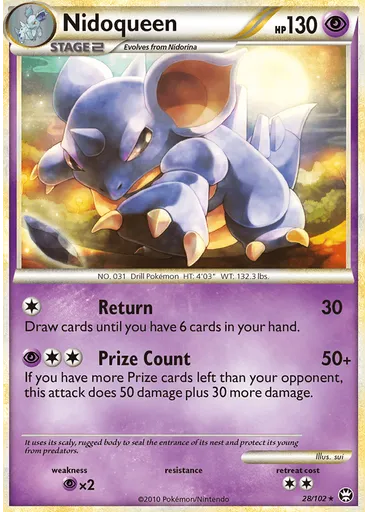 Nidoqueen (Reverse Holo)