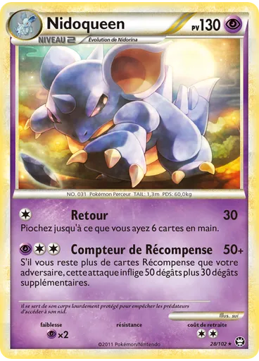Nidoqueen (Reverse Holo)