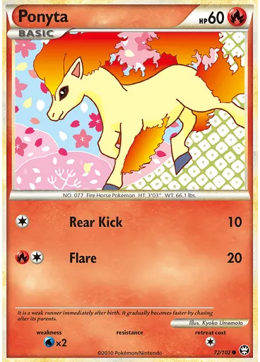 Ponyta (Reverse Holo)