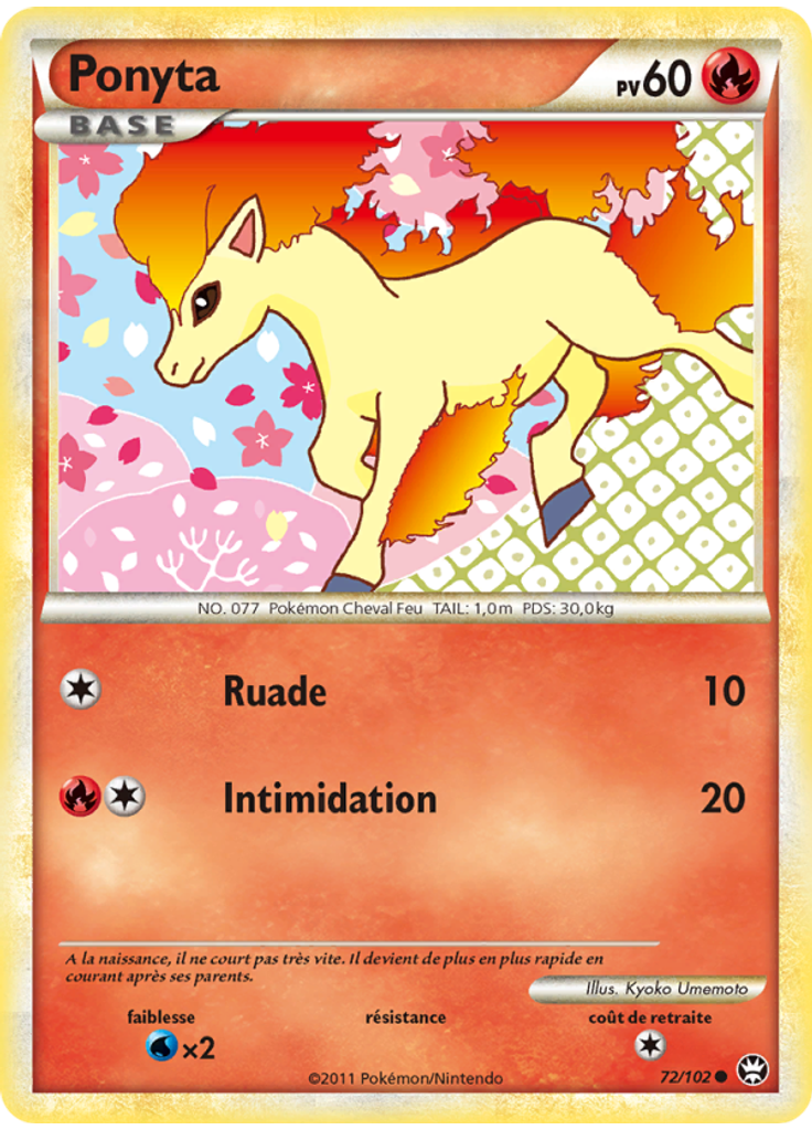 Ponyta (Reverse Holo)