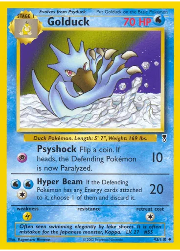 Golduck (Reverse Holo)