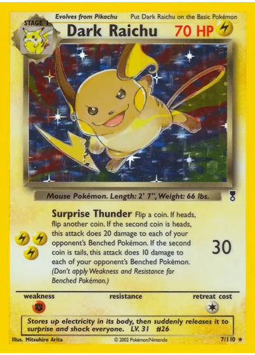 Dark Raichu (Normal)