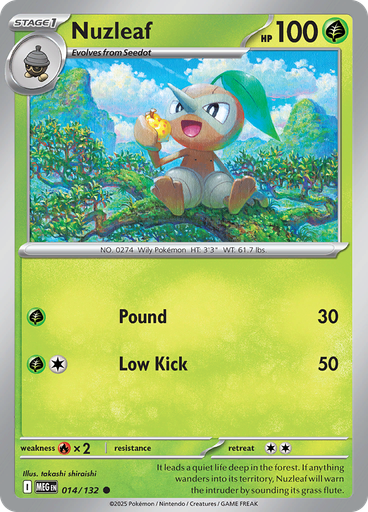 Nuzleaf (Reverse Holo)