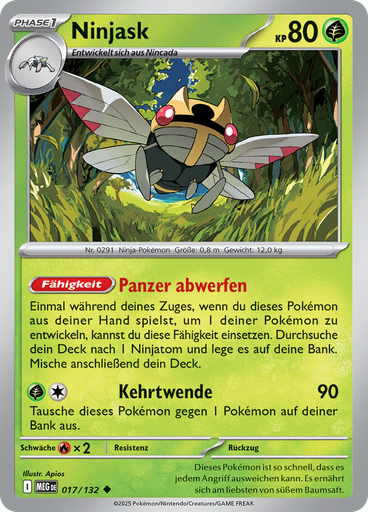 Ninjask (Reverse Holo)