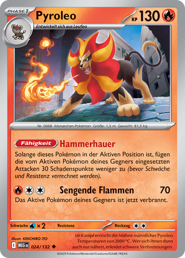 Pyroleo (Reverse Holo)
