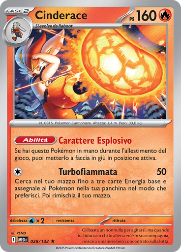 Cinderace (Reverse Holo)