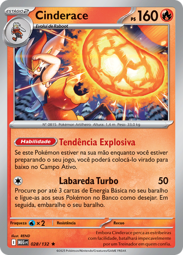 Cinderace (Reverse Holo)
