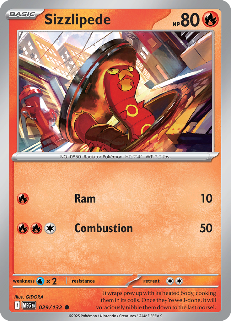 Sizzlipede (Reverse Holo)