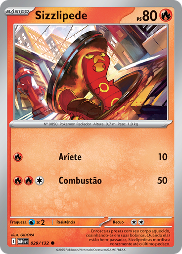 Sizzlipede (Reverse Holo)