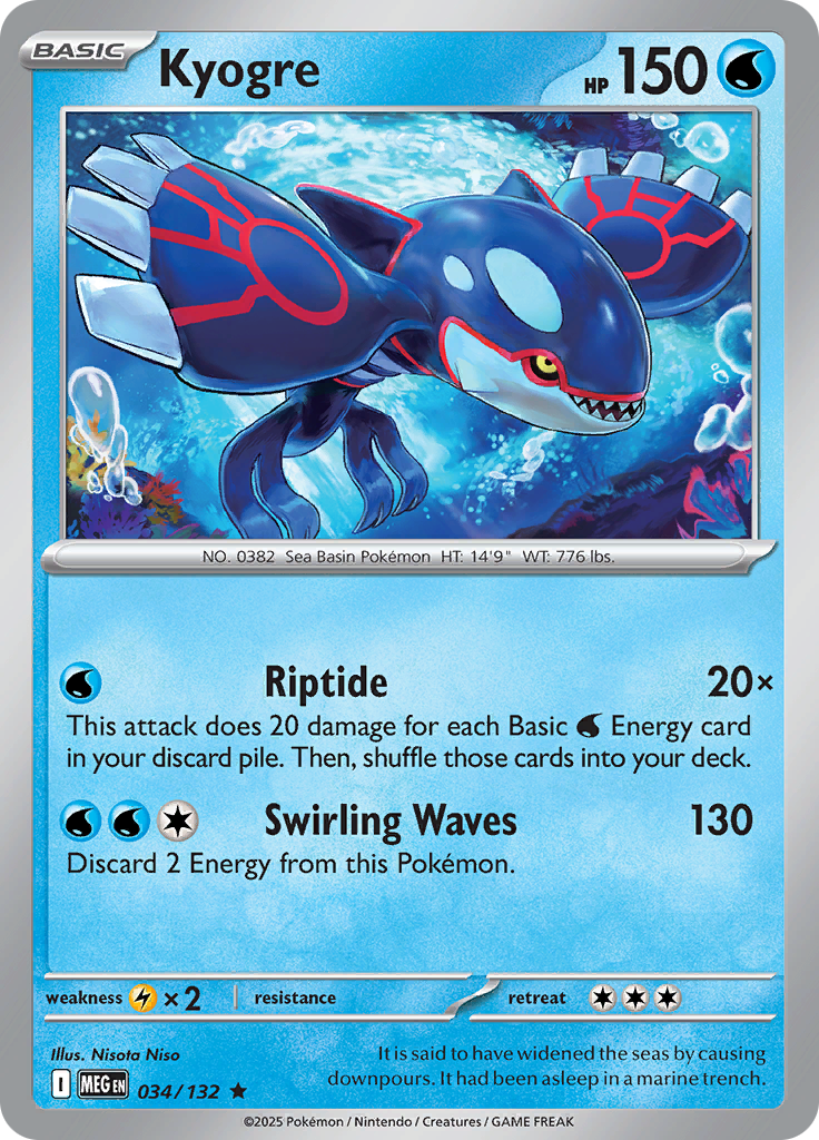 Kyogre (Reverse Holo)