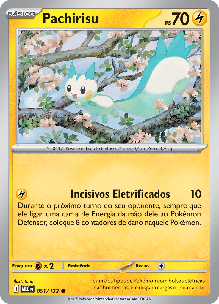 Pachirisu (Reverse Holo)