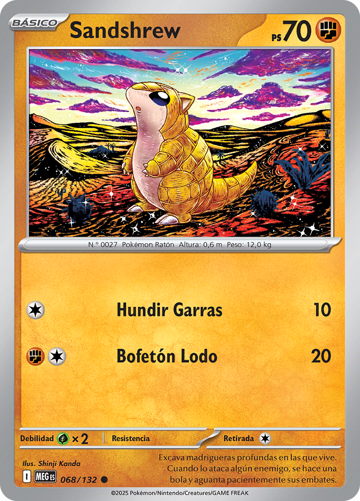 Sandshrew (Reverse Holo)