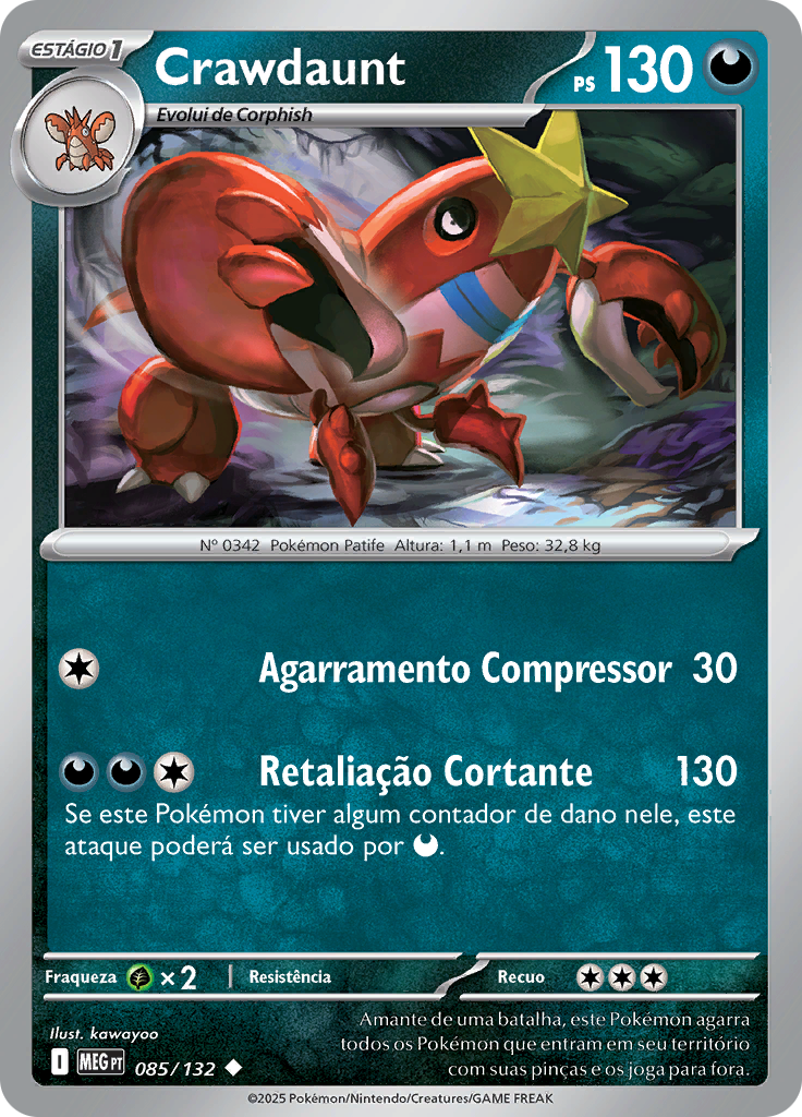 Crawdaunt (Reverse Holo)