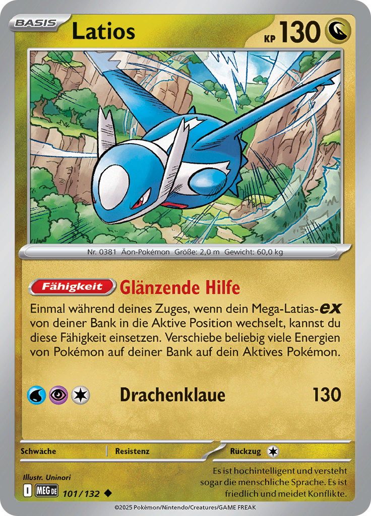 Latios (Reverse Holo)
