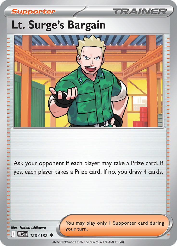 Lt. Surge's Bargain (Reverse Holo)