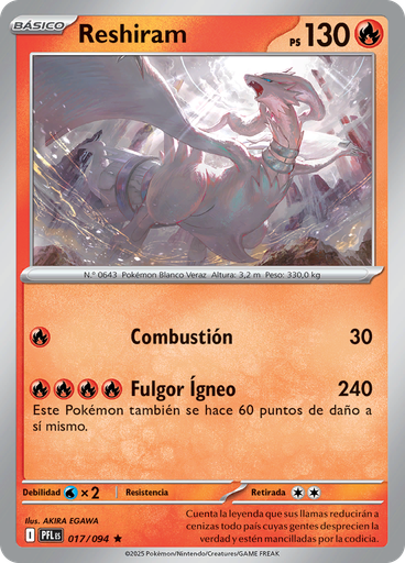 Reshiram (Reverse Holo)