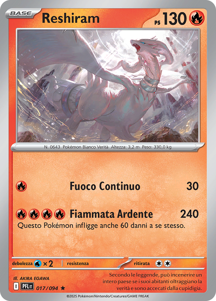 Reshiram (Reverse Holo)