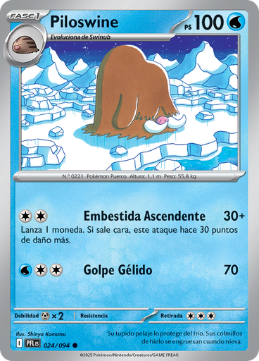Piloswine (Reverse Holo)
