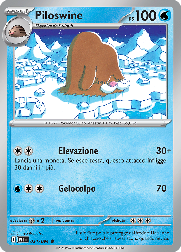 Piloswine (Reverse Holo)