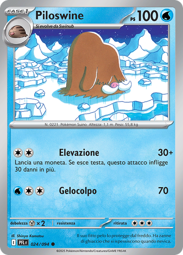 Piloswine (Reverse Holo)