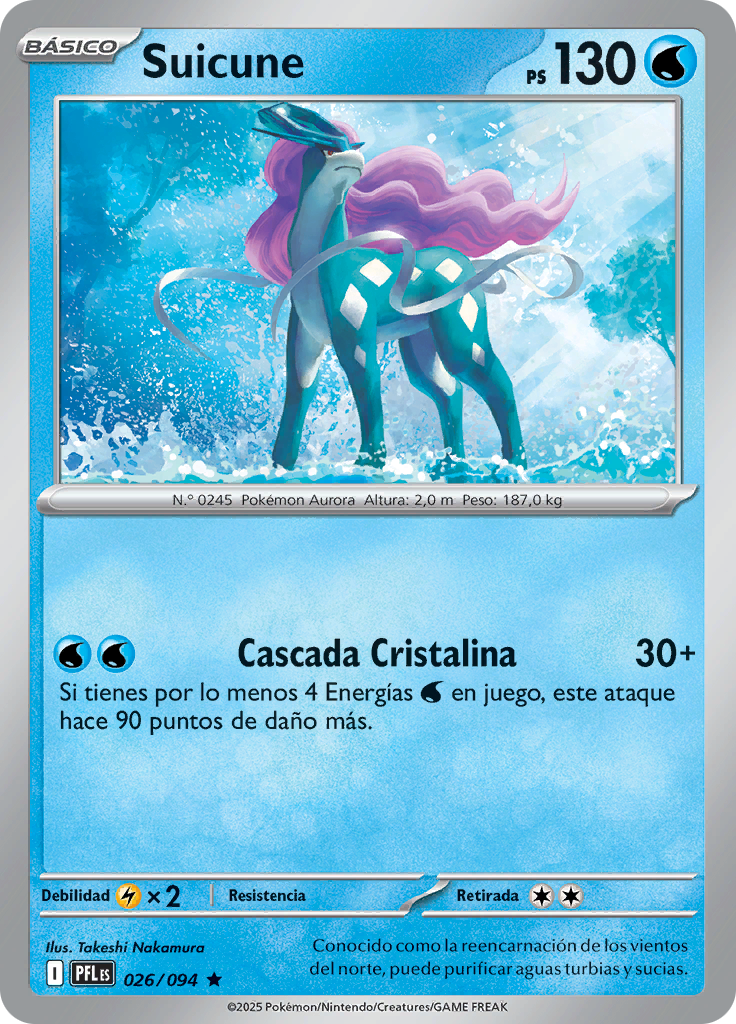 Suicune (Reverse Holo)