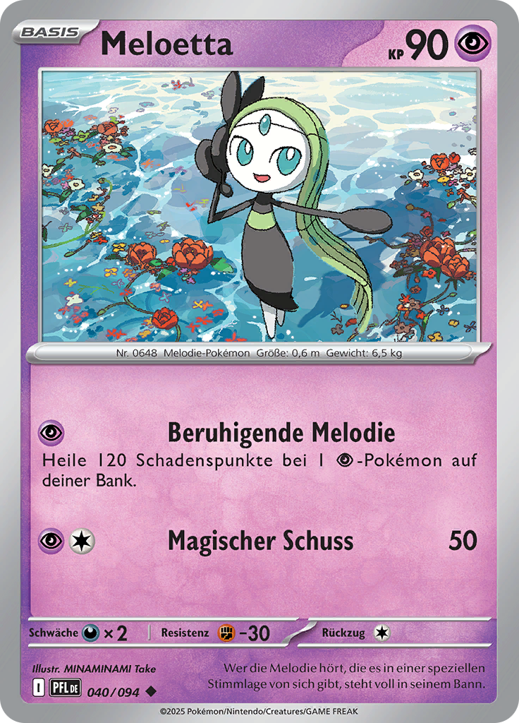Meloetta (Reverse Holo)