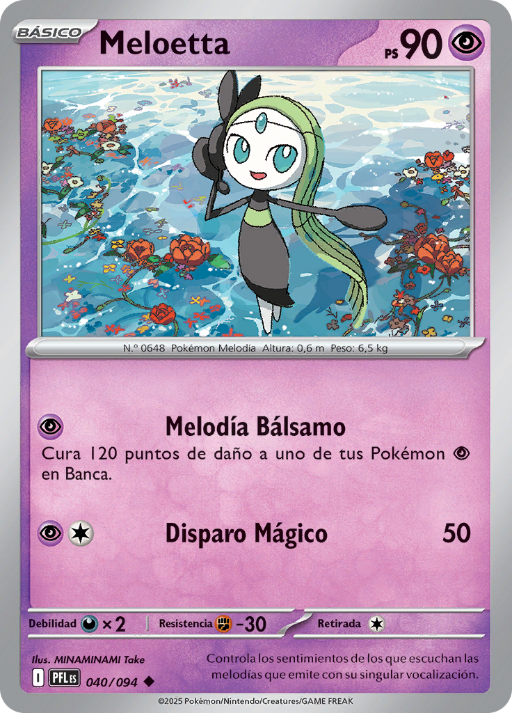 Meloetta (Reverse Holo)