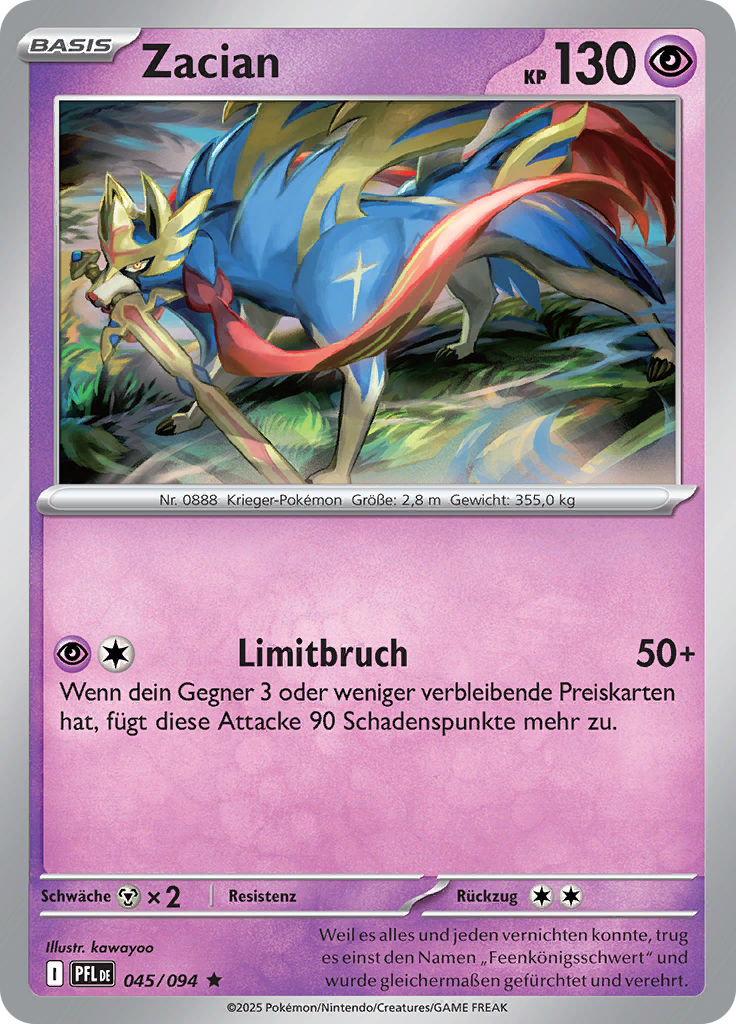 Zacian (Reverse Holo)