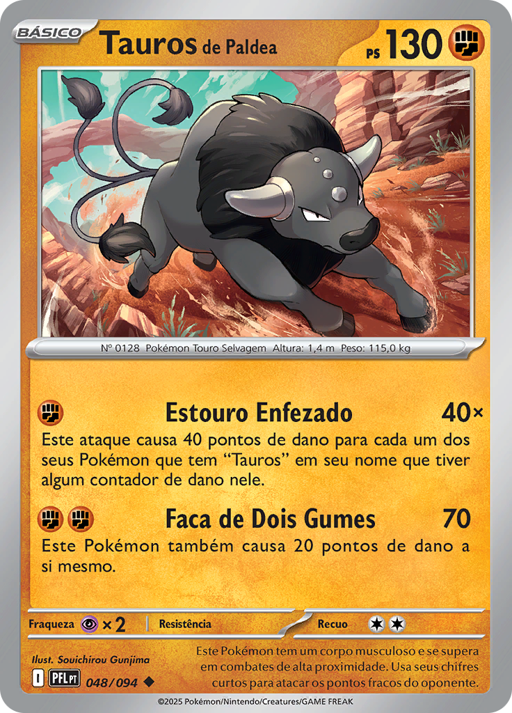 Tauros de Paldea (Reverse Holo)