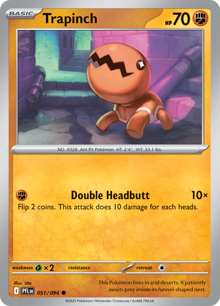 Trapinch (Reverse Holo)